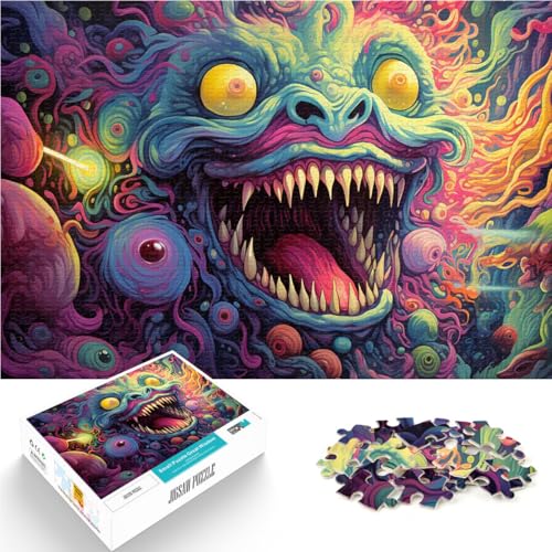Drache im Jenseits Teenager-Puzzles 2000 Teile Dekomprimierendes intellektuelles Lernspielzeug mit passendem Poster und Quizblatt 70x100cm von SYUNFEI
