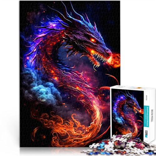 Drachen 2000-Teile-Puzzle für Teenager Gehirnintelligenz-Herausforderung süchtig machendes Spielzeug Wohnkunstdekor 70x100cm von SYUNFEI