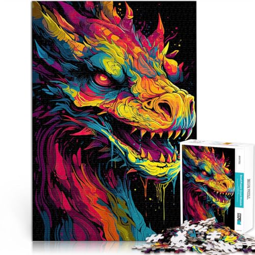 Drachen-Popart Puzzle für Erwachsene mit 2000 Teilen Herausforderndes Spielspielzeug Lustige Aktivitäten für zu Hause, Geburtstagsgeschenk, Reisegeschenk, 70x100cm Drachen-Popart Puzzle für Erwachsene mit 2000 Teilen Herausforderndes Spielspielzeug Lustige Aktivitäten für zu Hause, Geburtstagsgeschenk, Reisegeschenk, 70x100cm von SYUNFEI