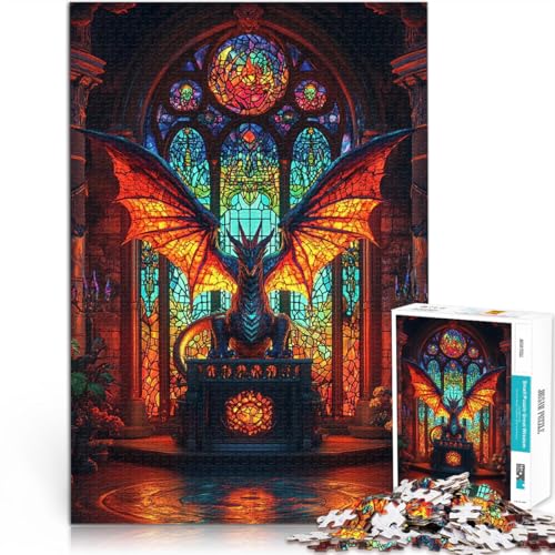 Drachenstatue im Gotischen Saal 1000-teilige Puzzles für Teenager Rätsel Jedes Stück ist einzigartig – Anspruchsvolles Familienspiel 38x26cm Drachenstatue im Gotischen Saal 1000-teilige Puzzles für Teenager Rätsel Jedes Stück ist einzigartig – Anspruchsvolles Familienspiel 38x26cm von SYUNFEI