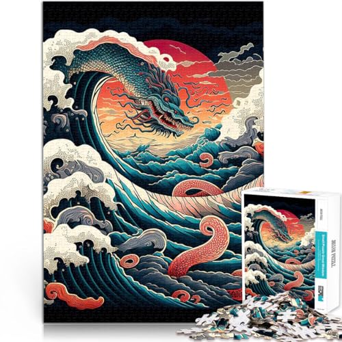 Drachenwelle Japan Sonnenuntergang Teenager 1000-teiliges Puzzle Denkspiel Jedes Stück ist einzigartig – Anspruchsvolles Familienspiel 38x26cm Drachenwelle Japan Sonnenuntergang Teenager 1000-teiliges Puzzle Denkspiel Jedes Stück ist einzigartig – Anspruchsvolles Familienspiel 38x26cm von SYUNFEI