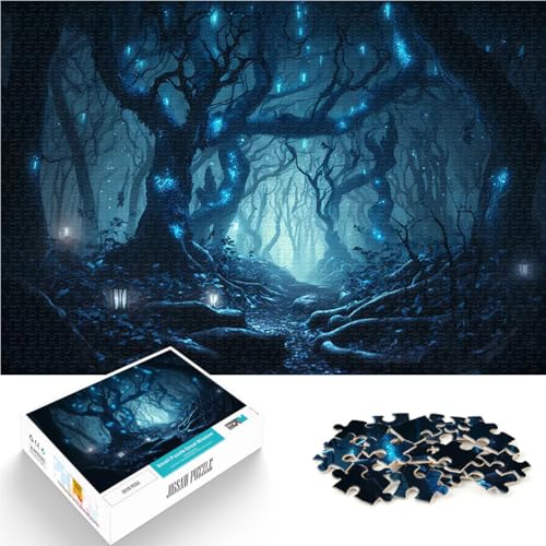 Dunkler Fantasiewald Puzzle für Erwachsene 2000 Teile Pädagogisches Spielzeug zum Stressabbau Verbessern Sie das Gedächtnis 70x100cm von SYUNFEI
