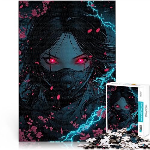 Dunkles Anime-Mädchen mit roten Augen 1000-teiliges Teenager-Puzzle Familienspiel für und einzigartiges Herausforderungsspiel 38x26cm Dunkles Anime-Mädchen mit roten Augen 1000-teiliges Teenager-Puzzle Familienspiel für und einzigartiges Herausforderungsspiel 38x26cm von SYUNFEI