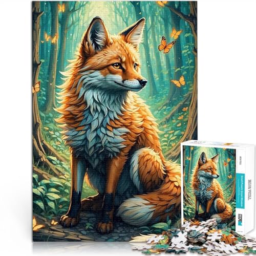 EIN Fuchs und Schmetterlinge 2000-teilige Puzzles für Erwachsene Familienspaß Jedes Stück ist einzigartig – Anspruchsvolles Familienspiel 70x100cm EIN Fuchs und Schmetterlinge 2000-teilige Puzzles für Erwachsene Familienspaß Jedes Stück ist einzigartig – Anspruchsvolles Familienspiel 70x100cm von SYUNFEI