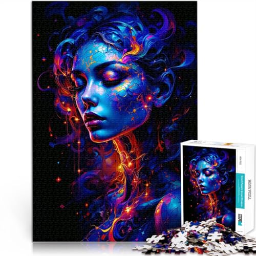 EIN Licht im Dunkeln Teenager 1000-teiliges Puzzle Trainieren Sie Ihr Gehirn und Ihre Hände Wunschliste mit dem Weihnachtsmann 38x26cm von SYUNFEI