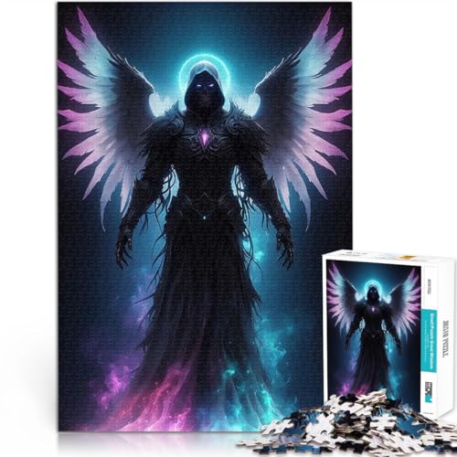 EIN fauler Erzengelgeist Puzzle 1000 Teile für Erwachsene Spielzeug Lernspiele Stressabbau einzigartiges Herausforderungsspiel 38x26cm von SYUNFEI