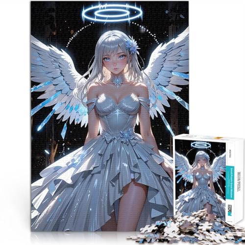 Engel mit weißen Flügeln 1000-teiliges Puzzle für Teenager Anspruchsvolles Spiel und Familienspaß tolles Geschenk 38x26cm Engel mit weißen Flügeln 1000-teiliges Puzzle für Teenager Anspruchsvolles Spiel und Familienspaß tolles Geschenk 38x26cm von SYUNFEI