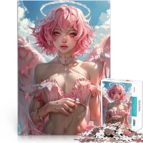 Engelsflügelkönigin 1000-teilige Puzzles für Erwachsene für Lernspiel-Herausforderungsspielzeug Die Liebe zwischen Paaren stärken 38x26cm von SYUNFEI