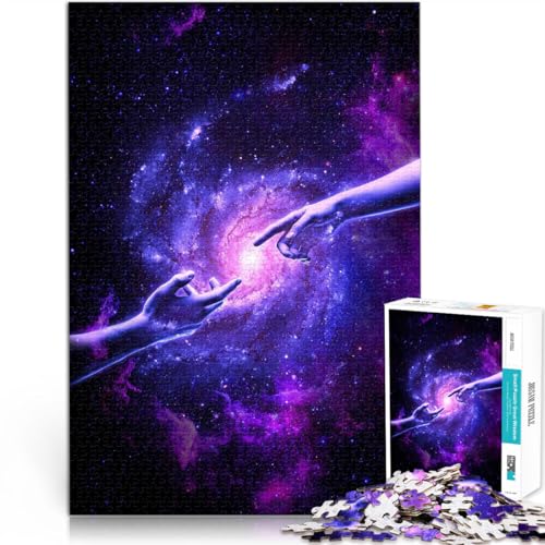 Entstehung von Galaxien 1000-teiliges Puzzle für Teenager Lernspiel-Herausforderungsspielzeug Heimdekoration Spielzeug 38x26cm von SYUNFEI