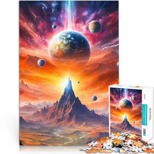 Erdturm Teenager 2000-teiliges Puzzle Gehirnintelligenz-Herausforderung süchtig machendes Spielzeug für Heimdekoration 70x100cm von SYUNFEI