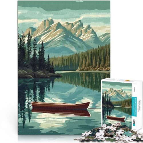 Erkunden Sie die kanadischen Rocky Mountains Puzzle für Jugendliche 1000 Teile Denkspiel Angebot als Geschenk für die ganze Familie 38x26cm Erkunden Sie die kanadischen Rocky Mountains Puzzle für Jugendliche 1000 Teile Denkspiel Angebot als Geschenk für die ganze Familie 38x26cm von SYUNFEI