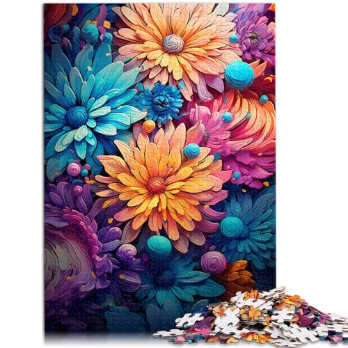 Puzzle für Erwachsene, 1000 Teile wunderschöne Gänseblümchen, Präzisionsschnitt-Puzzle, tolles, 26x38cm, geeignet für Jugendliche ab 14 Jahren von SYUNFEI