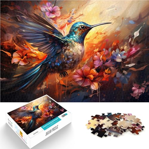 Puzzle 2000 Teile für Erwachsene, Kolibris, Lernspielzeug, Weihnachtswunschliste mit Weihnachtsmann, 70 x 100 cm, für Jugendliche ab 14 Jahren von SYUNFEI
