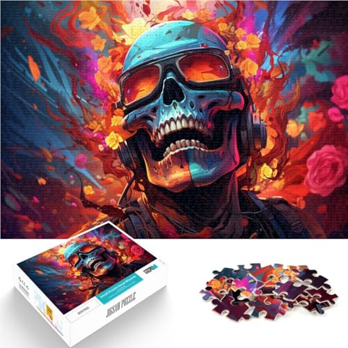 Puzzle 2000 Teile für Erwachsene, Totenkopf-Malen, Lernspielzeug, tolles Geschenk für die ganze Familie, 70 x 100 cm, für Teenager ab 14 Jahren Puzzle 2000 Teile für Erwachsene, Totenkopf-Malen, Lernspielzeug, tolles Geschenk für die ganze Familie, 70 x 100 cm, für Teenager ab 14 Jahren von SYUNFEI