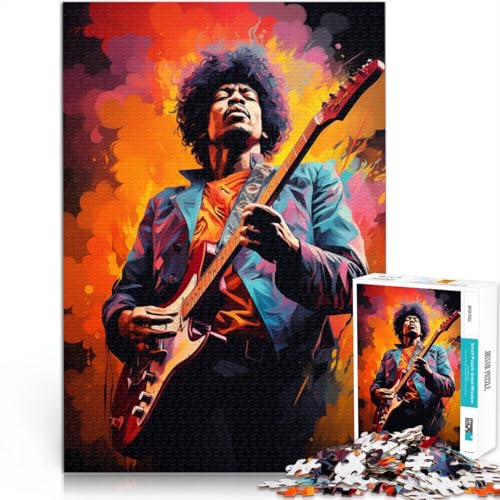 Puzzle für Erwachsene, 2000 Teile, Gitarrenspieler, Lernpuzzle, Stressabbau, 70 x 100 cm, für Teenager ab 14 Jahren von SYUNFEI