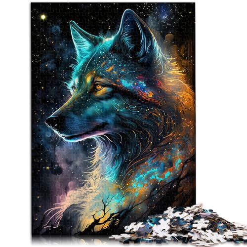 Erwachsenen-Puzzle, Nebelwolf, Puzzle für Erwachsene, 2000 Teile, 70 x 100 cm, graue Kartenpuzzles für Erwachsene und Kinder ab 14 Jahren, Gehirn-Teaser-Spiel von SYUNFEI