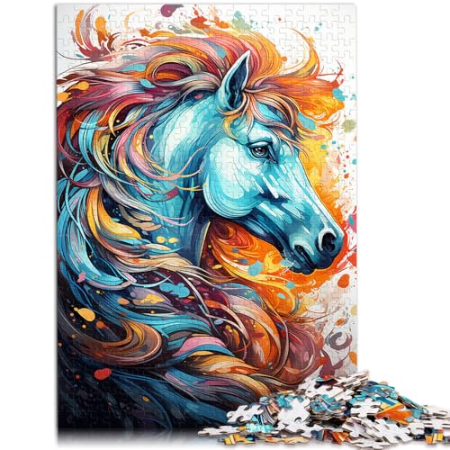 Erwachsenen-Puzzle, Pferd, Puzzles für Erwachsene, 2000 Teile, 70 x 100 cm, graue Kartenpuzzle, geeignet für Erwachsene und Jugendliche, ab 14 Jahren, Lernspiel, Herausforderungsspielzeug Erwachsenen-Puzzle, Pferd, Puzzles für Erwachsene, 2000 Teile, 70 x 100 cm, graue Kartenpuzzle, geeignet für Erwachsene und Jugendliche, ab 14 Jahren, Lernspiel, Herausforderungsspielzeug von SYUNFEI