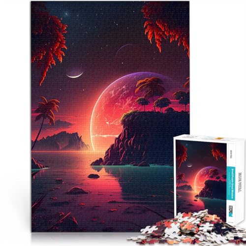 Exoplanet 2000-Teile-Puzzle für Erwachsene Gehirnintelligenz-Herausforderung süchtig machendes Spielzeug Heimdekoration 70x100cm von SYUNFEI