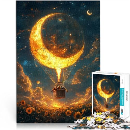 Fantasie-Heißluftballon 1000-teiliges Puzzle für Erwachsene Spielzeug-Intellektuelles Spiel mit passendem Poster und Quizblatt 38x26cm Fantasie-Heißluftballon 1000-teiliges Puzzle für Erwachsene Spielzeug-Intellektuelles Spiel mit passendem Poster und Quizblatt 38x26cm von SYUNFEI