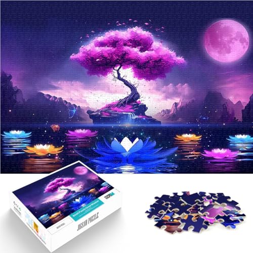 Fantasie Sakura 2000-teiliges Puzzle für Erwachsene Lernspiele DIY Spielzeug Wanddekoration Einzigartige Geburtstags 70x100cm von SYUNFEI