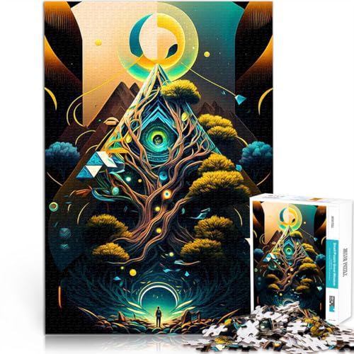 Fantasielandschaft Puzzle 1000 Teile für Erwachsene Geschenke zum Suchbegriff: Herausfordernde Spiele für Heimdekoration 38x26cm von SYUNFEI