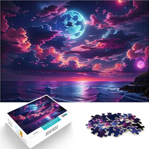 Fantasielandschaft Puzzle für Erwachsene 1000 Teile Dekomprimierendes intellektuelles Lernspielzeug tolles Geschenk 38x26cm von SYUNFEI