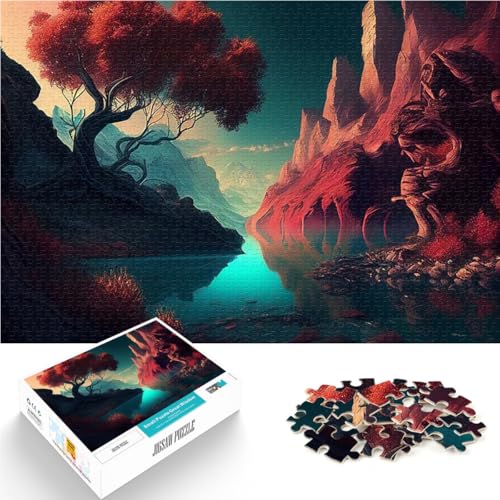 Fantasielandschaft Puzzle für Erwachsene mit 1000 Teilen Spielzeug für die ganze Familie Wunschliste mit dem Weihnachtsmann 38x26cm Fantasielandschaft Puzzle für Erwachsene mit 1000 Teilen Spielzeug für die ganze Familie Wunschliste mit dem Weihnachtsmann 38x26cm von SYUNFEI