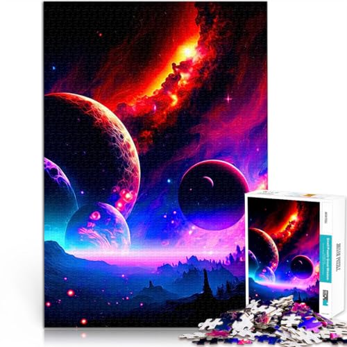 Fantasielandschaft Puzzle für Jugendliche 2000 Teile für Lernspiel-Herausforderungsspielzeug Geschenk zum Geburtstag 70x100cm von SYUNFEI