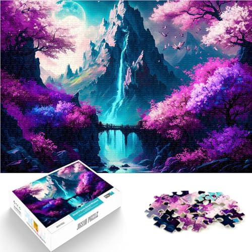 Fantasielandschaften Puzzle für Jugendliche 2000 Teile Spielzeug-Intellektuelles Spiel Einzigartige Wohndekoration und Geschenke 70x100cm von SYUNFEI