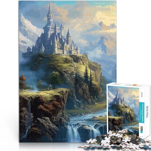 Fantasy Kingdom Land 1000-teiliges Puzzle für Erwachsene Spielzeug für die ganze Familie Geeignet für die Schreibtischdekoration 38x26cm Fantasy Kingdom Land 1000-teiliges Puzzle für Erwachsene Spielzeug für die ganze Familie Geeignet für die Schreibtischdekoration 38x26cm von SYUNFEI