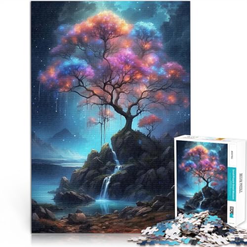 Farbenfrohe Fantasielandschaft 1000-teiliges Puzzle für Teenager Hands-on-Spiel Lustige Aktivitäten für zu Hause, Geburtstagsgeschenk, Reisegeschenk, 38x26cm Farbenfrohe Fantasielandschaft 1000-teiliges Puzzle für Teenager Hands-on-Spiel Lustige Aktivitäten für zu Hause, Geburtstagsgeschenk, Reisegeschenk, 38x26cm von SYUNFEI