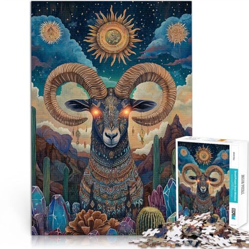 Farbige Ziege 2000-teilige Puzzles für Erwachsene Anspruchsvoll, Aber lustig und humorvoll Heimdekoration Spielzeug 70x100cm Farbige Ziege 2000-teilige Puzzles für Erwachsene Anspruchsvoll, Aber lustig und humorvoll Heimdekoration Spielzeug 70x100cm von SYUNFEI