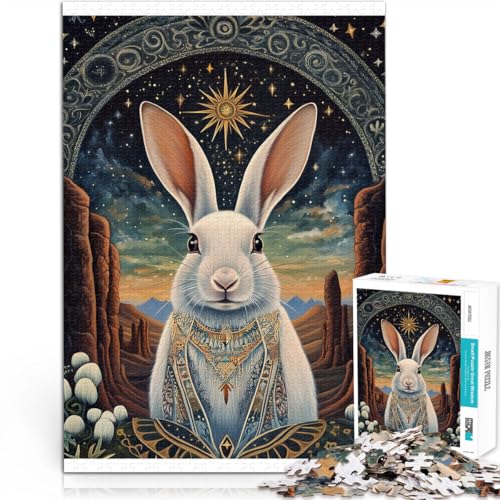 Farbiger Hase 2000-Teile-Puzzle für Erwachsene Geschenke zum Suchbegriff: Herausfordernde Spiele Geburtstagsgeschenk 70x100cm von SYUNFEI
