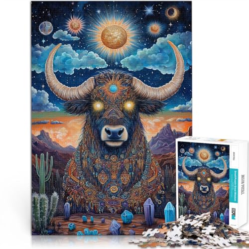 Farbiger Yak 1000-teilige Puzzles für Erwachsene Trainieren Sie Ihr Gehirn und Ihre Hände denn eignet ganze Familie 38x26cm Farbiger Yak 1000-teilige Puzzles für Erwachsene Trainieren Sie Ihr Gehirn und Ihre Hände denn eignet ganze Familie 38x26cm von SYUNFEI