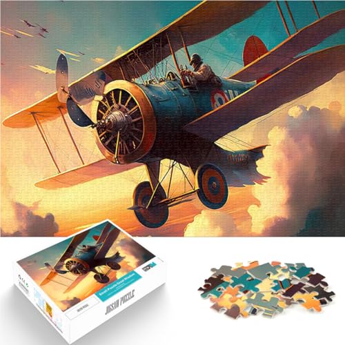 Flugzeug 1000-teiliges Teenager-Puzzle Gehirnintelligenz-Herausforderung süchtig machendes Spielzeug Wanddekoration 38x26cm Flugzeug 1000-teiliges Teenager-Puzzle Gehirnintelligenz-Herausforderung süchtig machendes Spielzeug Wanddekoration 38x26cm von SYUNFEI