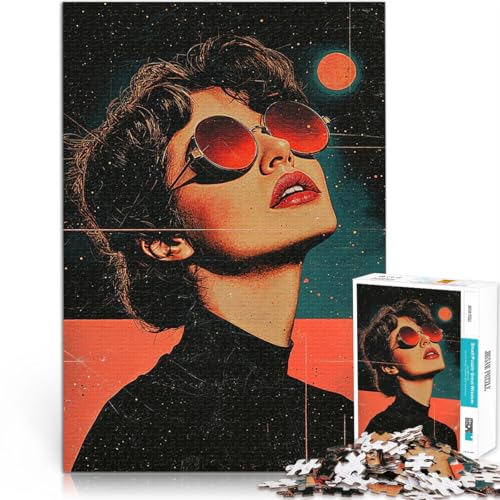 Frau blickt in die Sterne 2000-teiliges Teenager-Puzzle für Lernspiel-Herausforderungsspielzeug Tolles Geschenk für Spiele 70x100cm Frau blickt in die Sterne 2000-teiliges Teenager-Puzzle für Lernspiel-Herausforderungsspielzeug Tolles Geschenk für Spiele 70x100cm von SYUNFEI