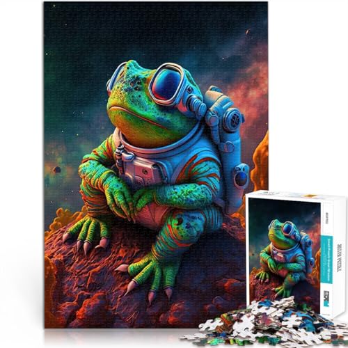 Frosch Weltraum Astronaut 2000-teilige Puzzles für Teenager Lustige Spiele Wanddekoration Einzigartige Geburtstags 70x100cm Frosch Weltraum Astronaut 2000-teilige Puzzles für Teenager Lustige Spiele Wanddekoration Einzigartige Geburtstags 70x100cm von SYUNFEI