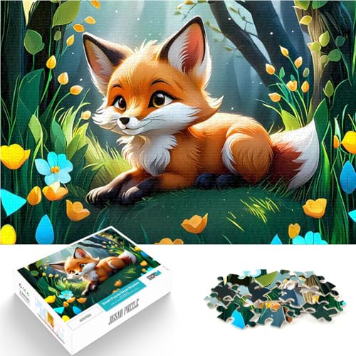 Fuchs 2000-Teile-Puzzle für Teenager Gehirnintelligenz-Herausforderung süchtig machendes Spielzeug Geburtstagsgeschenk 70x100cm von SYUNFEI