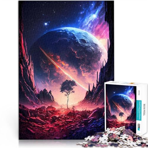 Galaktisches Zwielichttal 1000-teilige Puzzles für Teenager Denkspiel mit vollständig ineinander greifenden, zufällig geformten Teilen 38x26cm Galaktisches Zwielichttal 1000-teilige Puzzles für Teenager Denkspiel mit vollständig ineinander greifenden, zufällig geformten Teilen 38x26cm von SYUNFEI