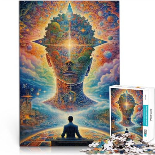 Gedankenauge 1000-teilige Puzzles für Erwachsene Trainieren Sie Ihr Gehirn und Ihre Hände Einzigartige Geburtstags- und Geschenkideen 38x26cm von SYUNFEI