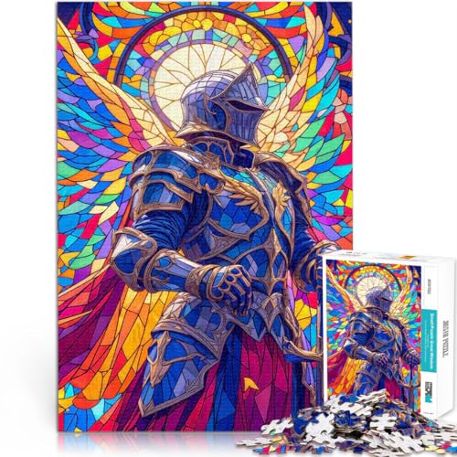 Geflügelter Paladin 1000-teiliges Puzzle für Erwachsene Herausforderndes Spielspielzeug denn eignet ganze Familie 38x26cm von SYUNFEI