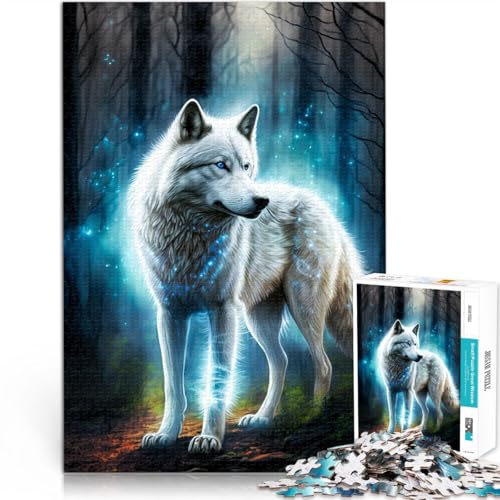 Geisterwolf 1000-teiliges Teenager-Puzzle Helfen Sie dem Gehirn, süchtig machende Spielzeuge zu trainieren, um Geduld zu entwickeln Gutes Geschenk 38x26cm Geisterwolf 1000-teiliges Teenager-Puzzle Helfen Sie dem Gehirn, süchtig machende Spielzeuge zu trainieren, um Geduld zu entwickeln Gutes Geschenk 38x26cm von SYUNFEI