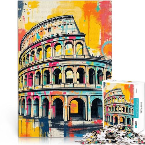 Graffiti-Kunst im Kolosseum 1000-teiliges Puzzle für Erwachsene Familienaktivität Wanddekoration Einzigartige Geburtstags 38x26cm Graffiti-Kunst im Kolosseum 1000-teiliges Puzzle für Erwachsene Familienaktivität Wanddekoration Einzigartige Geburtstags 38x26cm von SYUNFEI