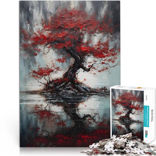 Großer roter Baum 1000-teiliges Puzzle für Teenager Trainieren Sie Ihr Gehirn und Ihre Hände Geburtstagsgeschenk, Geschenke 38x26cm Großer roter Baum 1000-teiliges Puzzle für Teenager Trainieren Sie Ihr Gehirn und Ihre Hände Geburtstagsgeschenk, Geschenke 38x26cm von SYUNFEI