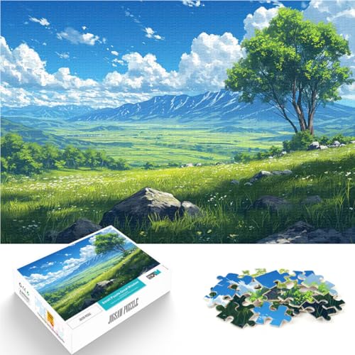 Grüne Ebenen Teenager 1000 Teile Puzzle Helfen Sie dem Gehirn, süchtig machende Spielzeuge zu trainieren, um Geduld zu entwickeln Geburtstagsgeschenk 38x26cm Grüne Ebenen Teenager 1000 Teile Puzzle Helfen Sie dem Gehirn, süchtig machende Spielzeuge zu trainieren, um Geduld zu entwickeln Geburtstagsgeschenk 38x26cm von SYUNFEI