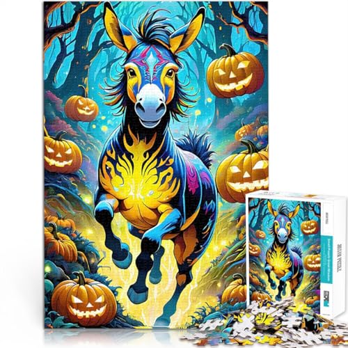Halloween-Esel 1000-teilige Puzzles für Erwachsene Anspruchsvoll, Aber lustig und humorvoll denn eignet ganze Familie 38x26cm Halloween-Esel 1000-teilige Puzzles für Erwachsene Anspruchsvoll, Aber lustig und humorvoll denn eignet ganze Familie 38x26cm von SYUNFEI
