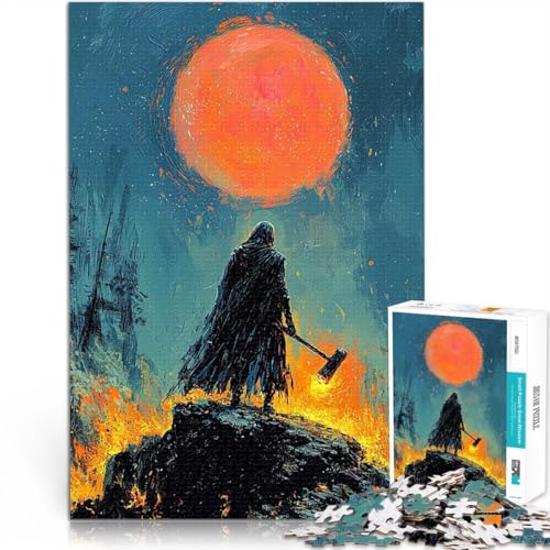 Hammer der Tapferen 1000-teiliges Puzzle für Erwachsene Lernspielzeug für die ganze Familie Heimdekoration Spielzeug 38x26cm von SYUNFEI