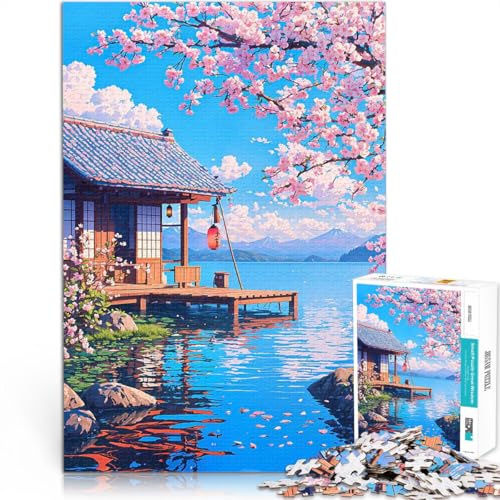 Harmonischer Horizont 1000-teilige Puzzles für Teenager Spielzeug Lernspiele Stressabbau Wunschliste mit dem Weihnachtsmann 38x26cm von SYUNFEI