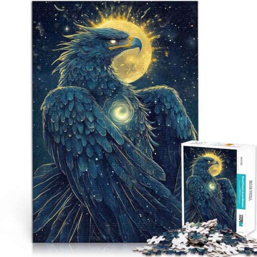 Harpyie mit himmlischen Flügeln 1000-Teile-Puzzle für Teenager Denkspiel Wanddekoration Einzigartige Geburtstags 38x26cm von SYUNFEI