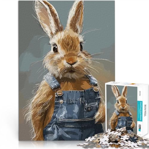 Hasenmode 1000-teiliges Puzzle für Teenager Gehirnintelligenz-Herausforderung süchtig machendes Spielzeug tolles Geschenk 38x26cm Hasenmode 1000-teiliges Puzzle für Teenager Gehirnintelligenz-Herausforderung süchtig machendes Spielzeug tolles Geschenk 38x26cm von SYUNFEI